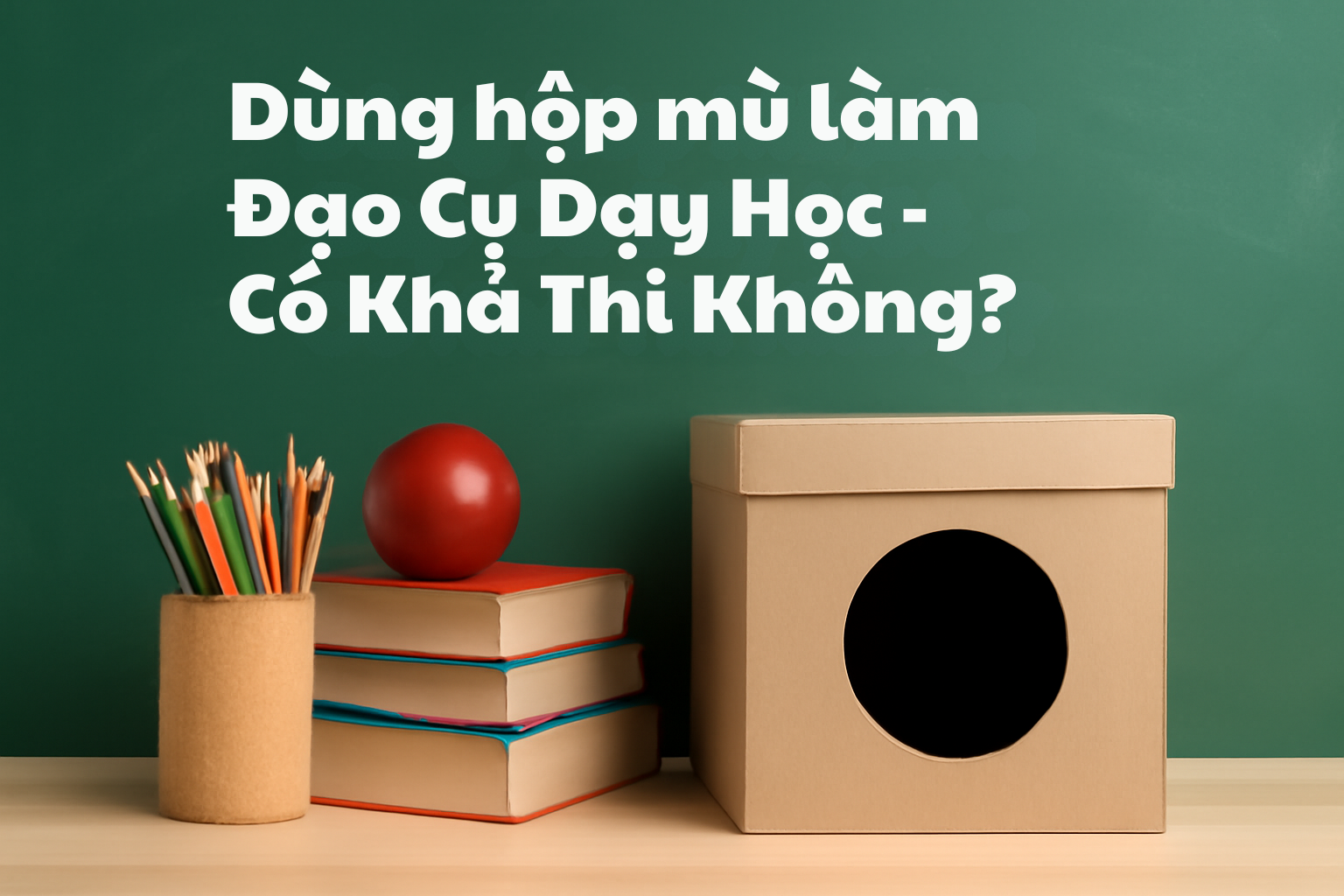 Dùng Hộp Mù Làm Đạo Cụ Dạy Học – Có Khả Thi Không?