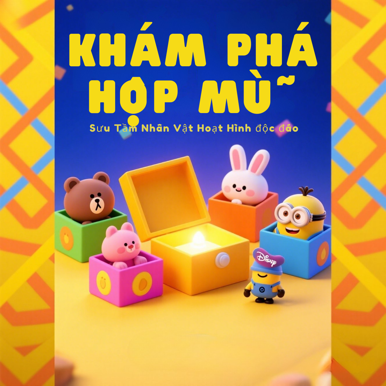 Mua hộp mù sưu tập nhân vật hoạt hình – Trào lưu giải trí đầy bất ngờ Mua hộp mù sưu tập nhân vật hoạt hình – Trào lưu giải trí đầy bất ngờ