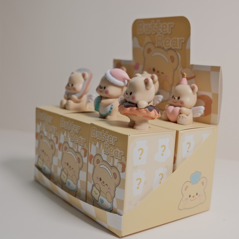 ( Butter Bear thiên thần) Blindbox hộp mù nhân vật hoạt hình gấu Butter Bear thiên thần đáng yêu